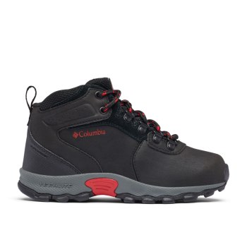 Columbia Newton Ridge Waterproof Wide, Botas De Montaña Negros Azules Rojos Para Niño | 096812-IBV